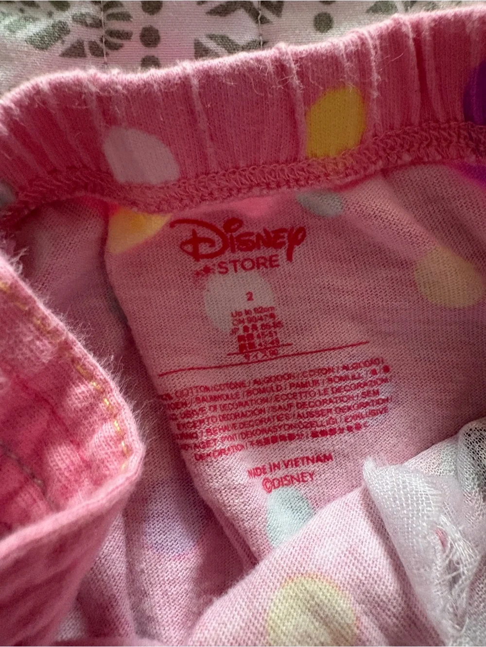 2T Disney Rashguard and Romper Cover Up